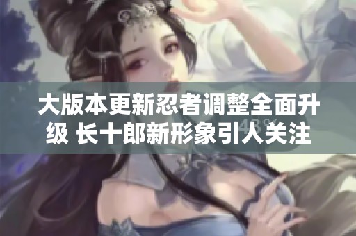 大版本更新忍者调整全面升级 长十郎新形象引人关注