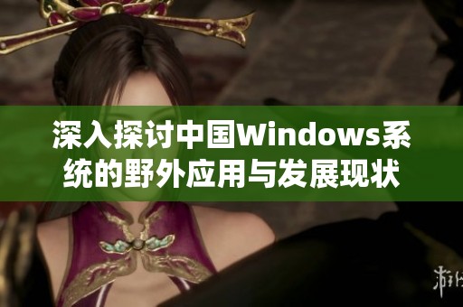 深入探讨中国Windows系统的野外应用与发展现状