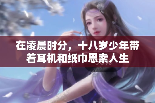 在凌晨时分，十八岁少年带着耳机和纸巾思索人生