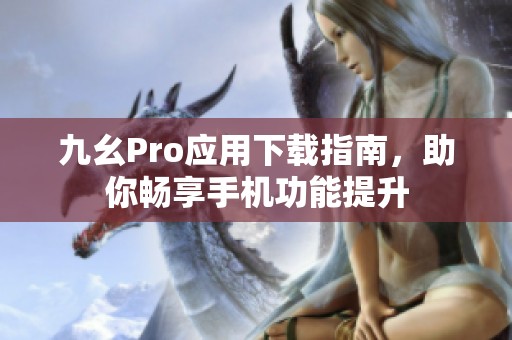 九幺Pro应用下载指南，助你畅享手机功能提升