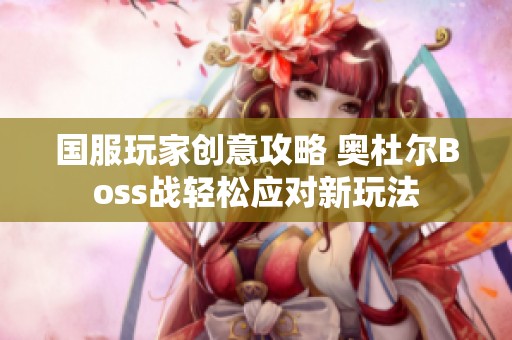 国服玩家创意攻略 奥杜尔Boss战轻松应对新玩法
