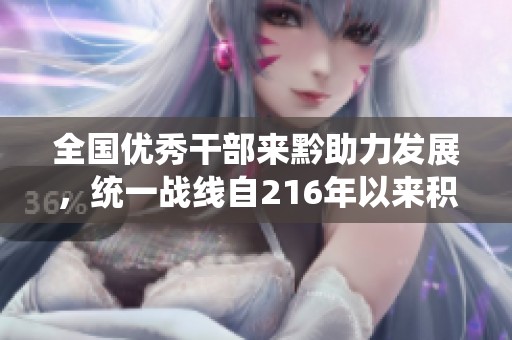 全国优秀干部来黔助力发展，统一战线自216年以来积极选派团队