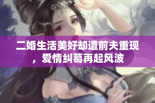 二婚生活美好却遭前夫重现，爱情纠葛再起风波