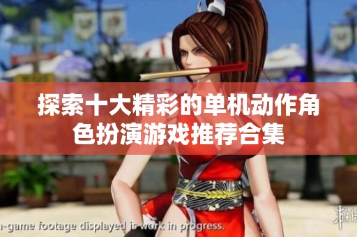 探索十大精彩的单机动作角色扮演游戏推荐合集