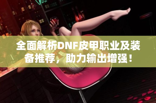 全面解析DNF皮甲职业及装备推荐，助力输出增强！