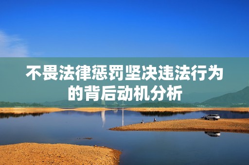 不畏法律惩罚坚决违法行为的背后动机分析