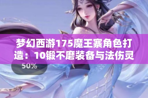 梦幻西游175魔王寨角色打造：10锻不磨装备与法伤灵鹤的完美搭配