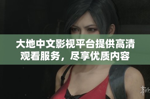 大地中文影视平台提供高清观看服务，尽享优质内容