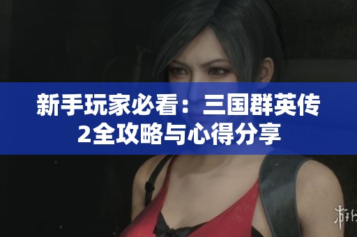 新手玩家必看：三国群英传2全攻略与心得分享