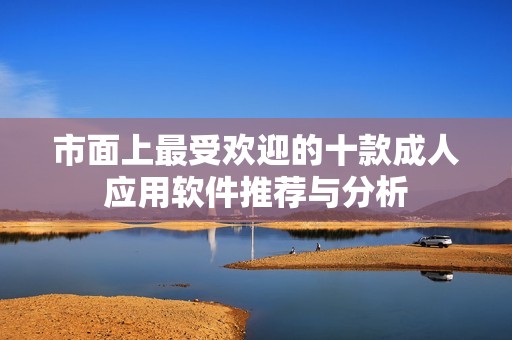 市面上最受欢迎的十款成人应用软件推荐与分析