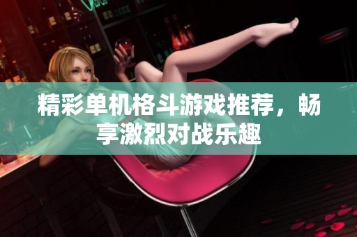 精彩单机格斗游戏推荐，畅享激烈对战乐趣