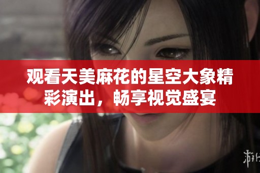 观看天美麻花的星空大象精彩演出，畅享视觉盛宴