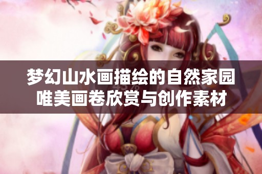 梦幻山水画描绘的自然家园唯美画卷欣赏与创作素材