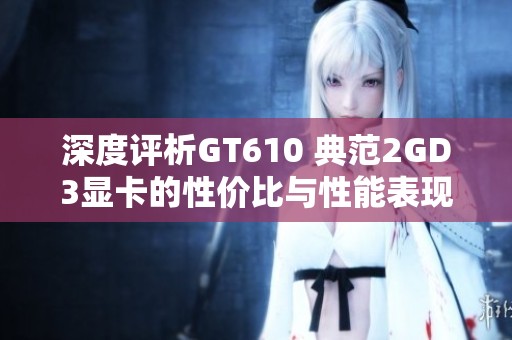 深度评析GT610 典范2GD3显卡的性价比与性能表现