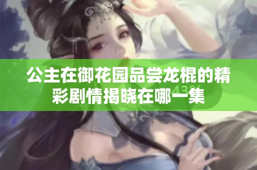 公主在御花园品尝龙棍的精彩剧情揭晓在哪一集