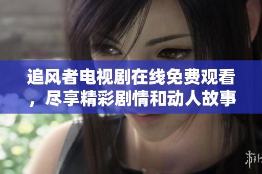 追风者电视剧在线免费观看，尽享精彩剧情和动人故事