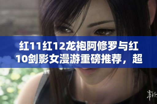 红11红12龙袍阿修罗与红10剑影女漫游重磅推荐，超值五款4-5万角色等你来玩