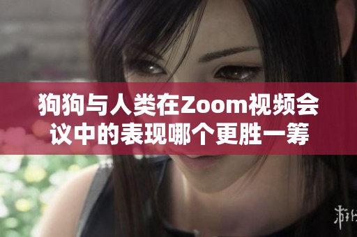 狗狗与人类在Zoom视频会议中的表现哪个更胜一筹