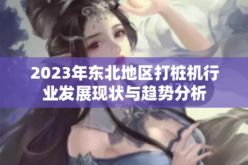 2023年东北地区打桩机行业发展现状与趋势分析