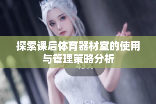 探索课后体育器材室的使用与管理策略分析