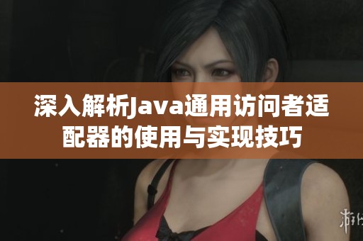 深入解析Java通用访问者适配器的使用与实现技巧