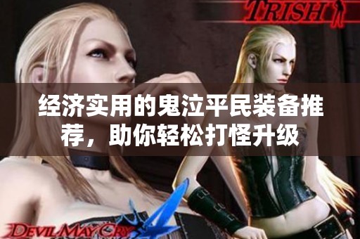 经济实用的鬼泣平民装备推荐，助你轻松打怪升级