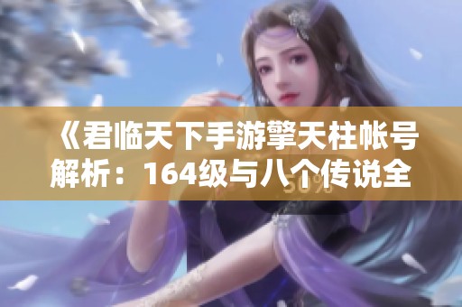 《君临天下手游擎天柱帐号解析：164级与八个传说全解锁》
