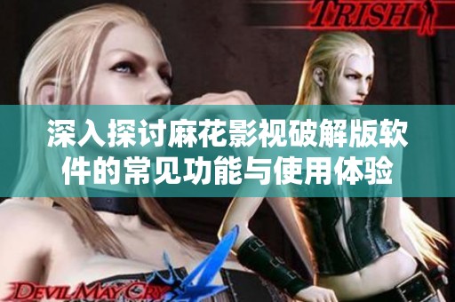 深入探讨麻花影视破解版软件的常见功能与使用体验