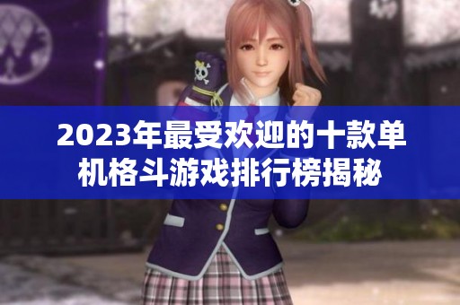 2023年最受欢迎的十款单机格斗游戏排行榜揭秘