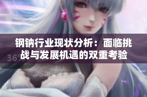 钢钠行业现状分析：面临挑战与发展机遇的双重考验