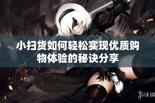 小扫货如何轻松实现优质购物体验的秘诀分享