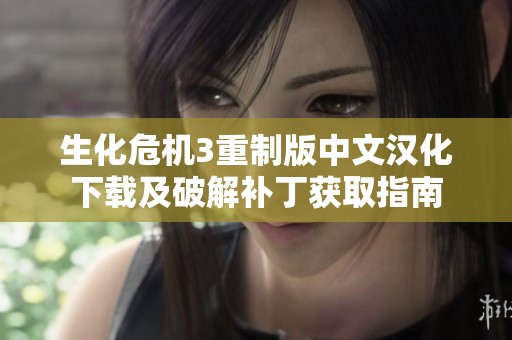 生化危机3重制版中文汉化下载及破解补丁获取指南