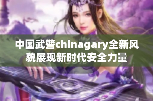 中国武警chinagary全新风貌展现新时代安全力量
