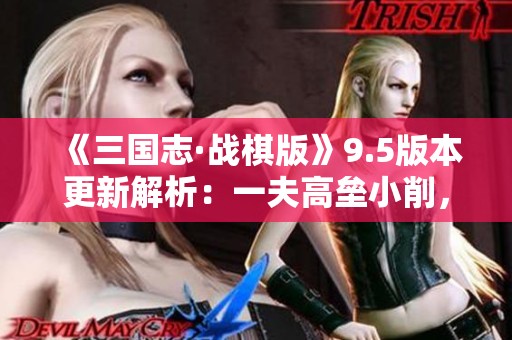 《三国志·战棋版》9.5版本更新解析：一夫高垒小削，国战规则全新改版