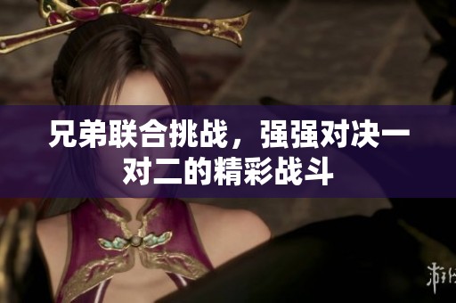 兄弟联合挑战，强强对决一对二的精彩战斗