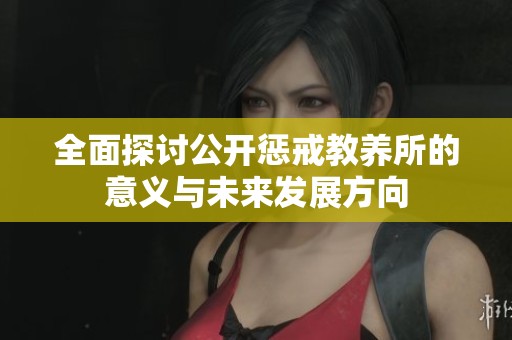 全面探讨公开惩戒教养所的意义与未来发展方向