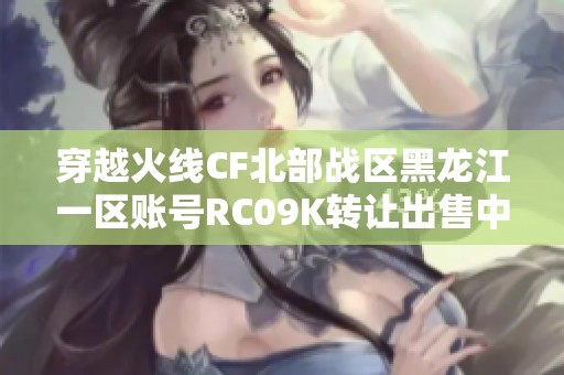 穿越火线CF北部战区黑龙江一区账号RC09K转让出售中
