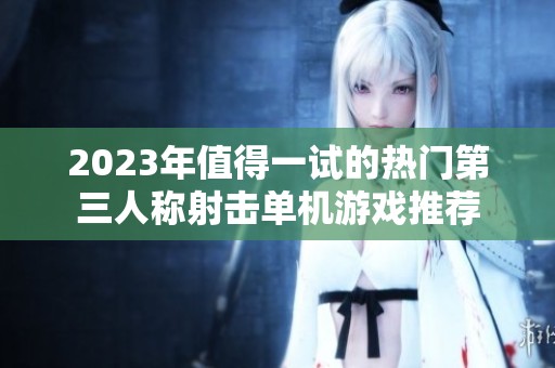 2023年值得一试的热门第三人称射击单机游戏推荐