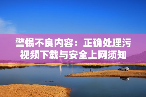 警惕不良内容：正确处理污视频下载与安全上网须知