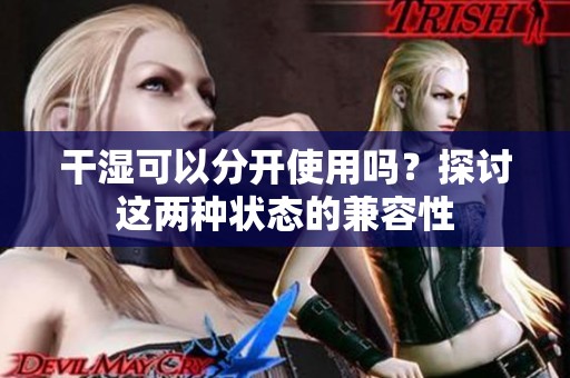 干湿可以分开使用吗？探讨这两种状态的兼容性