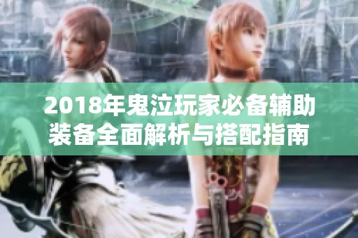 2018年鬼泣玩家必备辅助装备全面解析与搭配指南