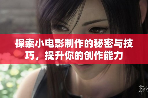 探索小电影制作的秘密与技巧，提升你的创作能力