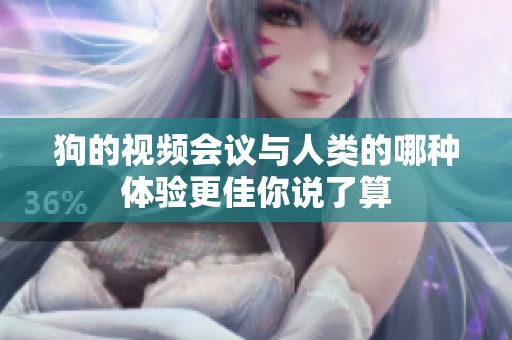 狗的视频会议与人类的哪种体验更佳你说了算
