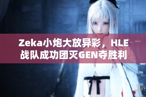 Zeka小炮大放异彩，HLE战队成功团灭GEN夺胜利