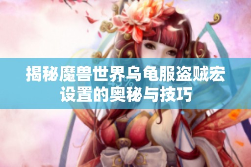 揭秘魔兽世界乌龟服盗贼宏设置的奥秘与技巧