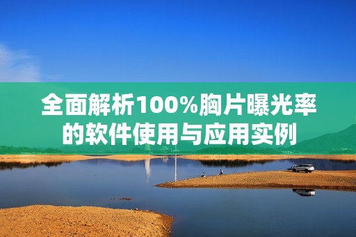 全面解析100%胸片曝光率的软件使用与应用实例