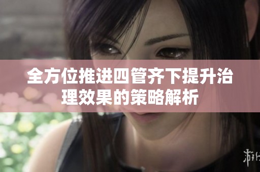 全方位推进四管齐下提升治理效果的策略解析