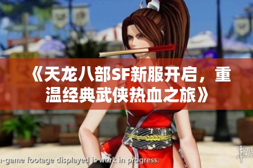 《天龙八部SF新服开启，重温经典武侠热血之旅》