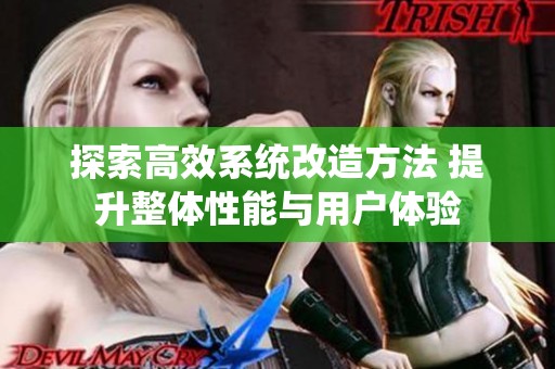 探索高效系统改造方法 提升整体性能与用户体验